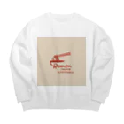 カピバラ太郎のfueled by Instantnoodles Big Crew Neck Sweatshirt