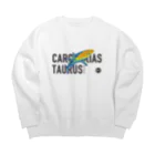 K's CANVAS | 着る図鑑 | 魚・海のいきもの・海洋生物のクールで寡黙なシロワニ （サメ） Big Crew Neck Sweatshirt