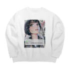 Re:Re:SmileyのWinter Girl Big Crew Neck Sweatshirt