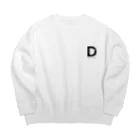 noisie_jpの【D】イニシャル × Be a noise. Big Crew Neck Sweatshirt