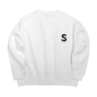 noisie_jpの【S】イニシャル × Be a noise. Big Crew Neck Sweatshirt