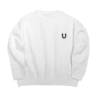 noisie_jpの【U】イニシャル × Be a noise. Big Crew Neck Sweatshirt