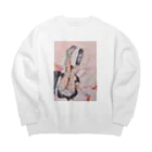 海野望殊のヴィヴィアンのタイツを履いた少女、あるいは18歳のmilo Big Crew Neck Sweatshirt