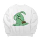 Pat's WorksのMinty the Rabbit Big Crew Neck Sweatshirt