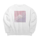 wanna_illustのユメウサギ アレンジver Big Crew Neck Sweatshirt