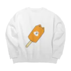 KIKITEKI_LABORATORYの変形アイス 柴犬 Big Crew Neck Sweatshirt