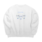 やさうさちゃんのやればできる Big Crew Neck Sweatshirt