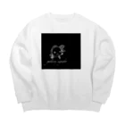 sugiakoのすぎあこのロゴ黒 Big Crew Neck Sweatshirt