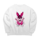 TSCRのBANG BANG BUNNY Big Crew Neck Sweatshirt