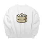 肉まん屋の蒸籠で蒸された小籠包 Big Crew Neck Sweatshirt