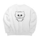 ネコグラシのラッキーキャット本体 Big Crew Neck Sweatshirt