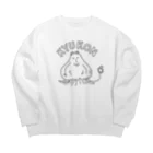 トシゾーのSUZURIのとこのキュウコン（アーチ文字） Big Crew Neck Sweatshirt