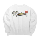 G-HERRINGのブラウントラウト！洞爺湖 あらゆる生命たちへ感謝をささげます。 Big Crew Neck Sweatshirt