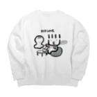 もちーショップのおもちLOVE Big Crew Neck Sweatshirt