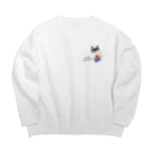 Ishihara_nono_officialのおいもわんこ Big Crew Neck Sweatshirt