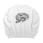 C’est la vieの想い Big Crew Neck Sweatshirt