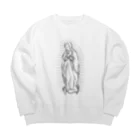 みんとオペレーターの聖母マリア　デザイン　前面タイプ　線画デザイン Big Crew Neck Sweatshirt