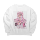 棉きのしのUSAPYONシリーズ Big Crew Neck Sweatshirt