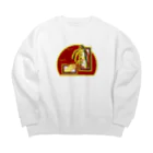 GOODS SHOP【そぞろな小窓】 SUZURI店の【脱穀してからね】 Big Crew Neck Sweatshirt