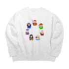 Fのカラフル七福神 Big Crew Neck Sweatshirt