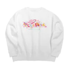 香庭くゆるの推ししか勝たん/ロゴ/PK Big Crew Neck Sweatshirt