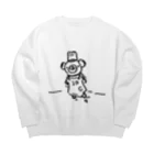 がまぐちこぐまのといといのこぐまのコックさん Big Crew Neck Sweatshirt