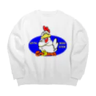 ちゃとらま　CHA10ramaのUTTII☆ROOSTER Big Crew Neck Sweatshirt