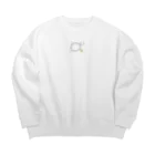 kingelkの喧嘩はやめて。 Big Crew Neck Sweatshirt