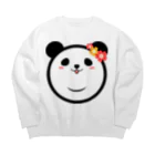 天工房のPanda Lele&Hehe Big Crew Neck Sweatshirt