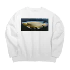 KazFishの過背金龍 Big Crew Neck Sweatshirt