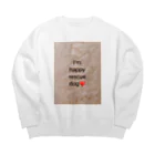 cocoaの❤️幸せな保護犬と飼い主さんの為のグッズ❤️ Big Crew Neck Sweatshirt