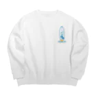 Surfing Boy ShopのSurfing Boy とサーフボード Big Crew Neck Sweatshirt