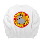 whiterabbit2010のサイアミーズスモークパール Big Crew Neck Sweatshirt