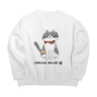 猫のイラスト屋さんのjam Big Crew Neck Sweatshirt