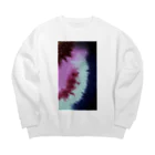 SOCIALMISTAKEの秋桜 Big Crew Neck Sweatshirt