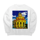 GALLERY misutawoのスペイン ヘレス・デ・ラ・フロンテーラの街角 Big Crew Neck Sweatshirt