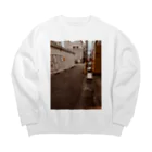 dice-kのライトアンドダーク Big Crew Neck Sweatshirt