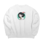 水之森の花束 Big Crew Neck Sweatshirt