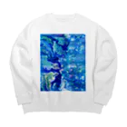 慶 -kei- Soulful Artの過渡 Big Crew Neck Sweatshirt