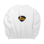 メシテロタイプ（飯テロTシャツブランド）の坦々麺 Big Crew Neck Sweatshirt