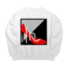 A33のヒール Big Crew Neck Sweatshirt