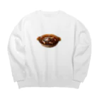 メシテロタイプ（飯テロTシャツブランド）のビーフシチュー Big Crew Neck Sweatshirt