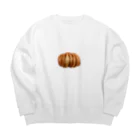 メシテロタイプ（飯テロTシャツブランド）の揚げ花巻（油炸花巻） Big Crew Neck Sweatshirt