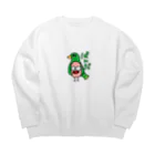 ANAN＠猫ひろしの人🥚🥚のパンダ Big Crew Neck Sweatshirt