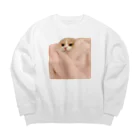 ふうまくんのお店のおくるみふうまくん Big Crew Neck Sweatshirt