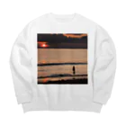 Chit-Chatのsunset Big Crew Neck Sweatshirt