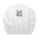 kobutadaのわしらあにまる Big Crew Neck Sweatshirt