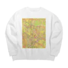 Laquamarmoの草花の絨毯の、優しい色合い Big Crew Neck Sweatshirt