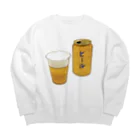 脂身通信Ｚの缶ビール_230325 Big Crew Neck Sweatshirt