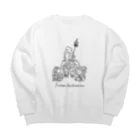 にっひの神変大菩薩 Big Crew Neck Sweatshirt